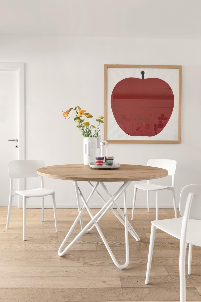 Round ceramic table | Stellar by Calligaris