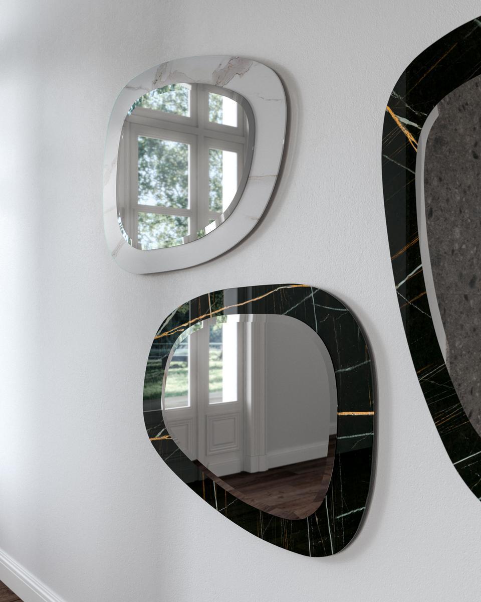 Wall-mounted glass mirror | Miami Vice by Ozzio Italia