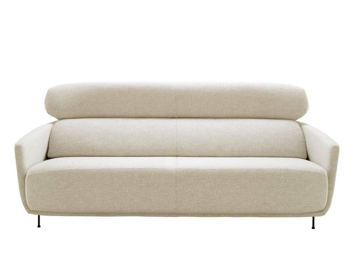 3 seater fabric sofa with headrest | Okura by Ligne Roset
