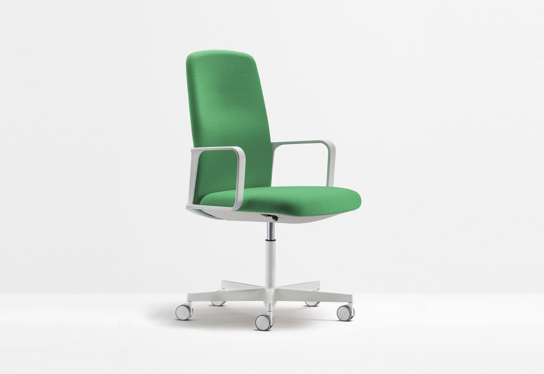 Fabric task chair with 5-Spoke base | Temps 3765 by Pedrali
