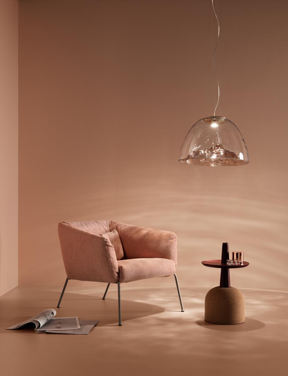 LED blown glass pendant lamp | Mountain View by Axolight