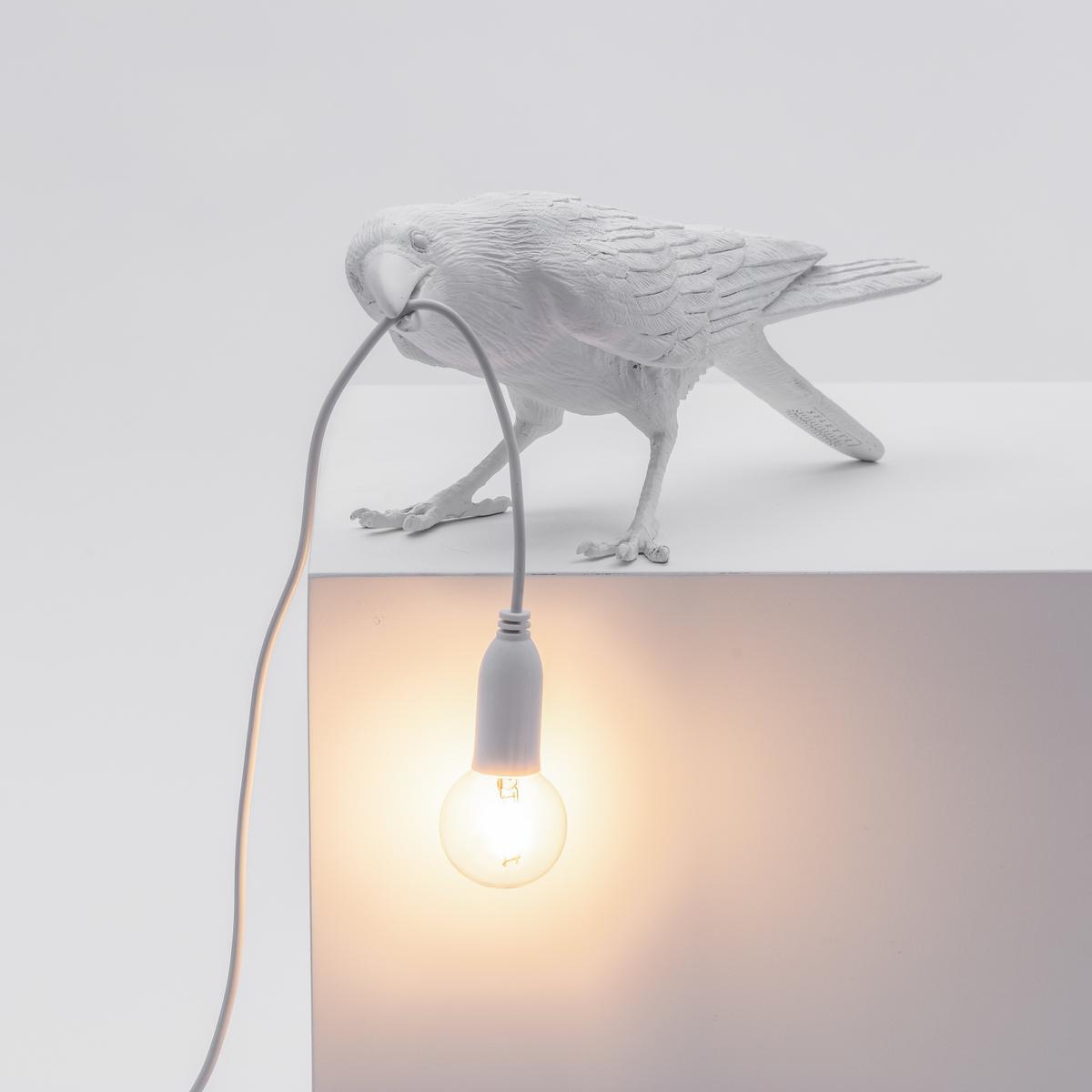 LED resin table lamp | Bird Lamp Playing by Seletti