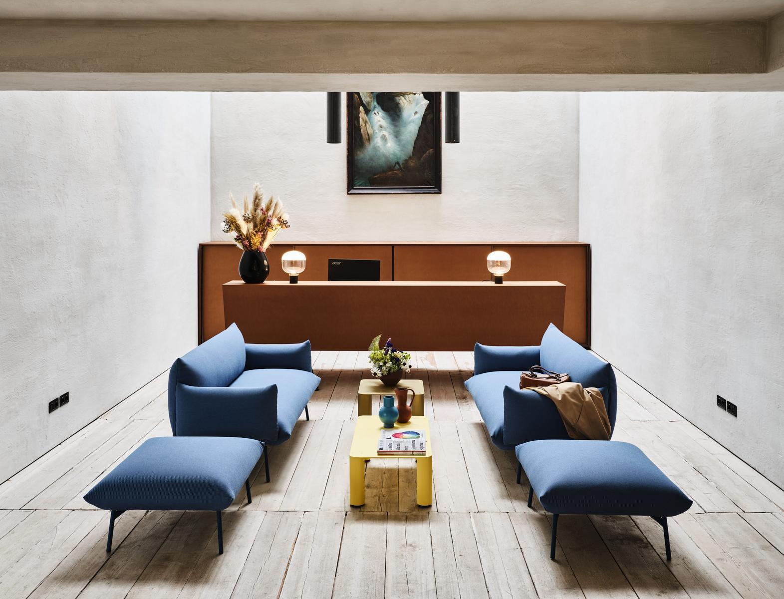 2 seater fabric sofa | Area Dv2 Br M Ts by Midj