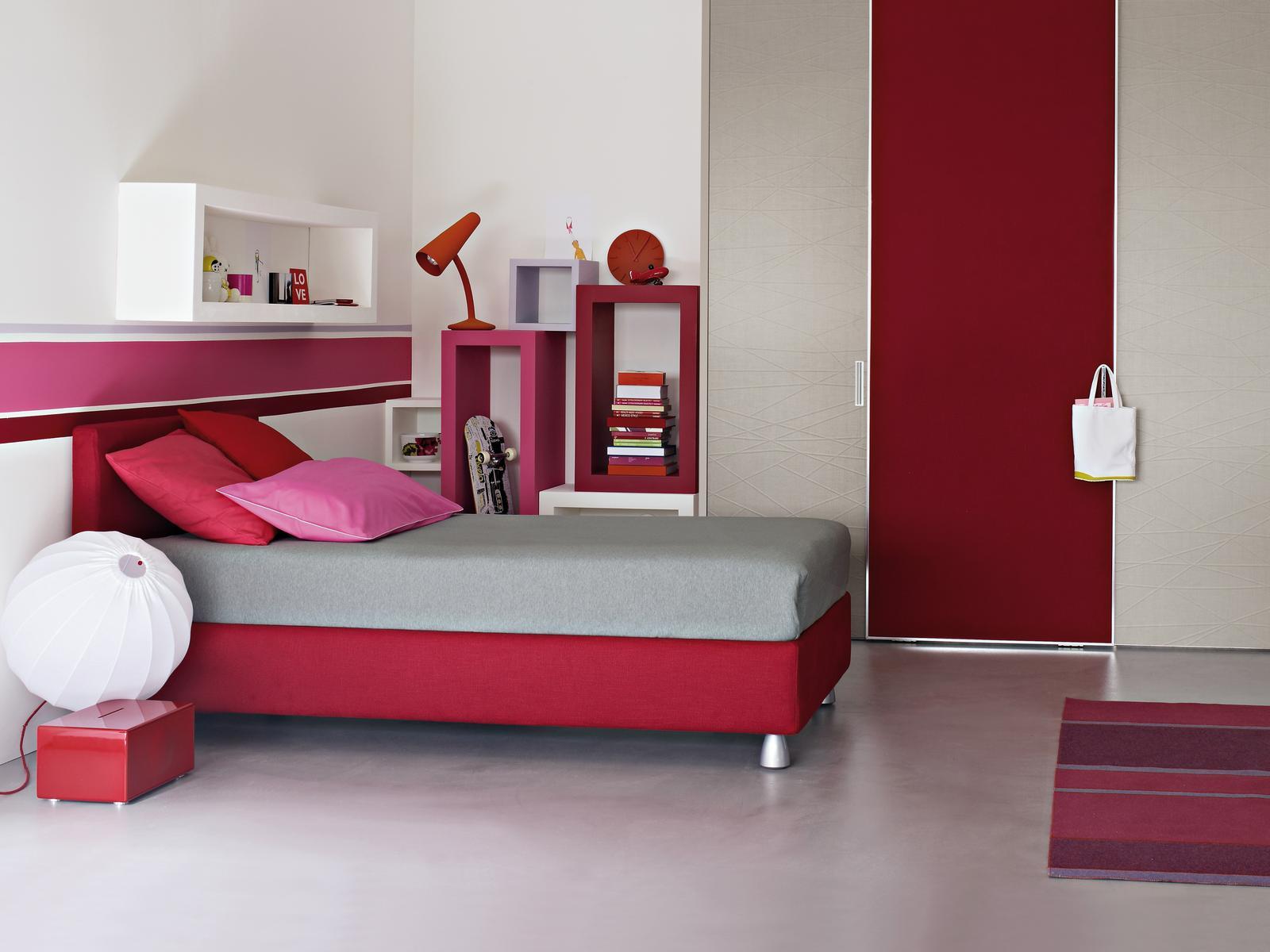 Single bed with removable cover | Notturno 2 by Flou