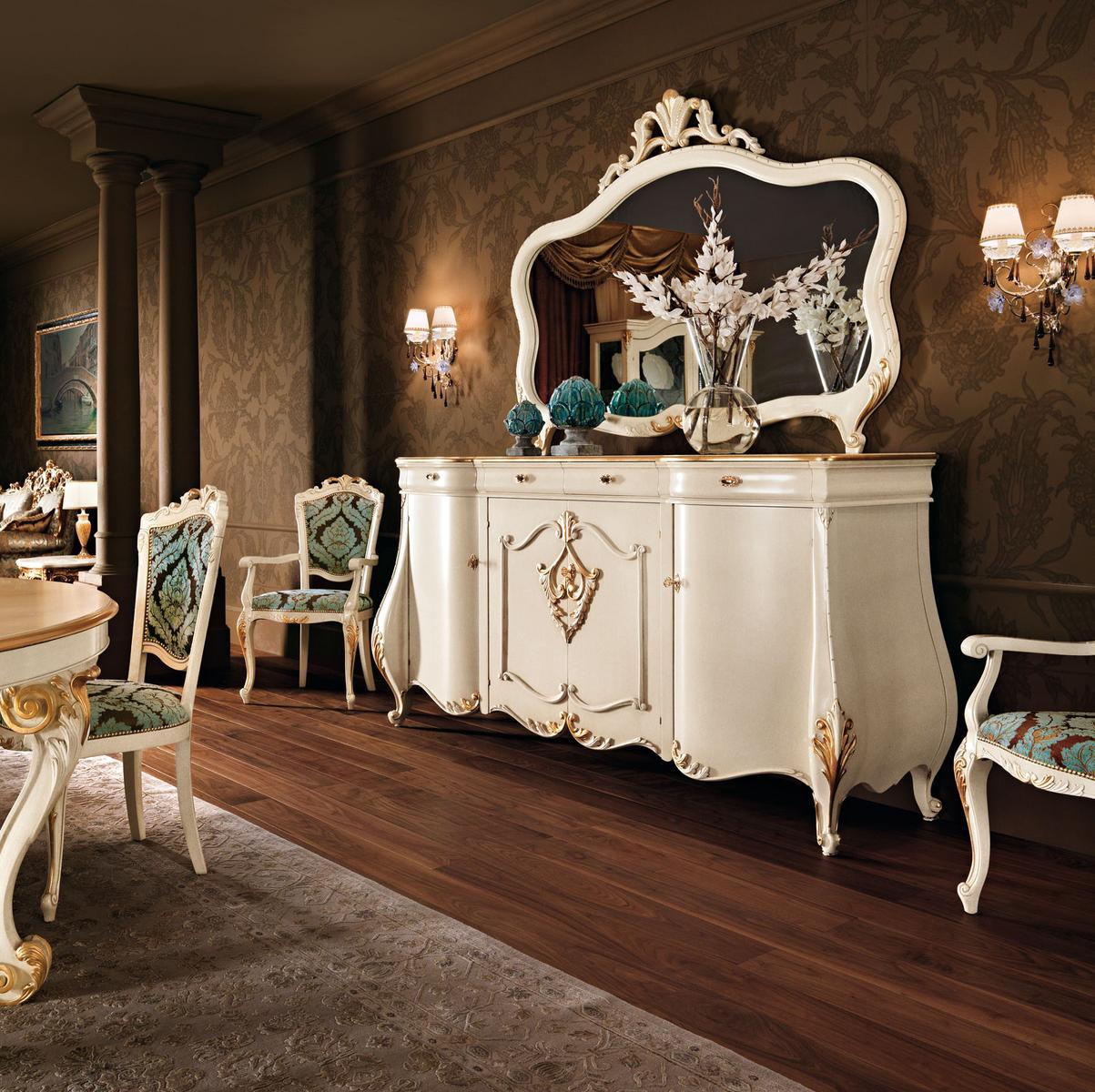 Wall-mounted framed mirror | 11628 by Modenese Gastone