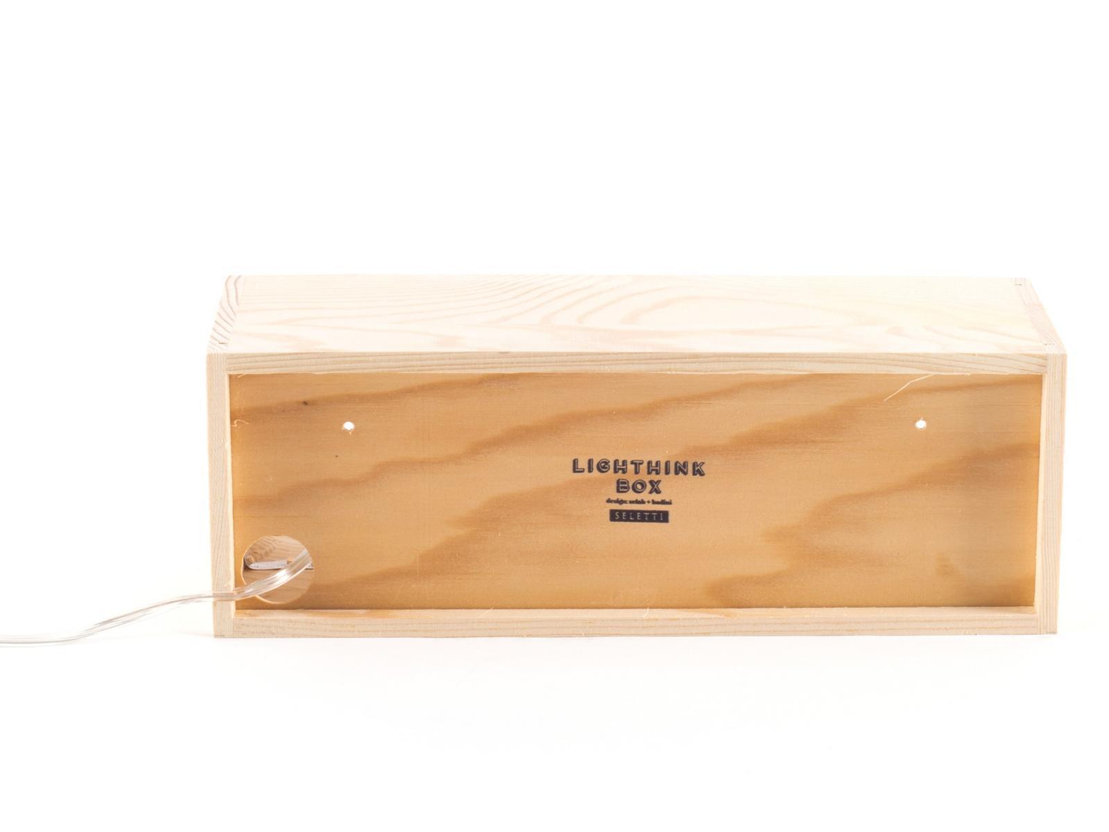 LED wooden table lamp | Live by Seletti