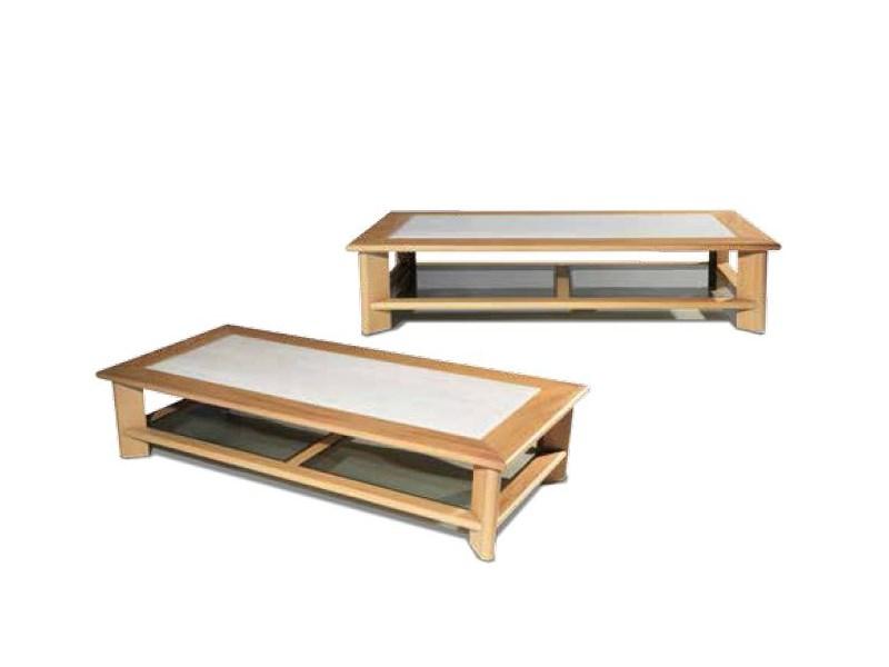 Low iroko garden side table | Galloway by Visionnair