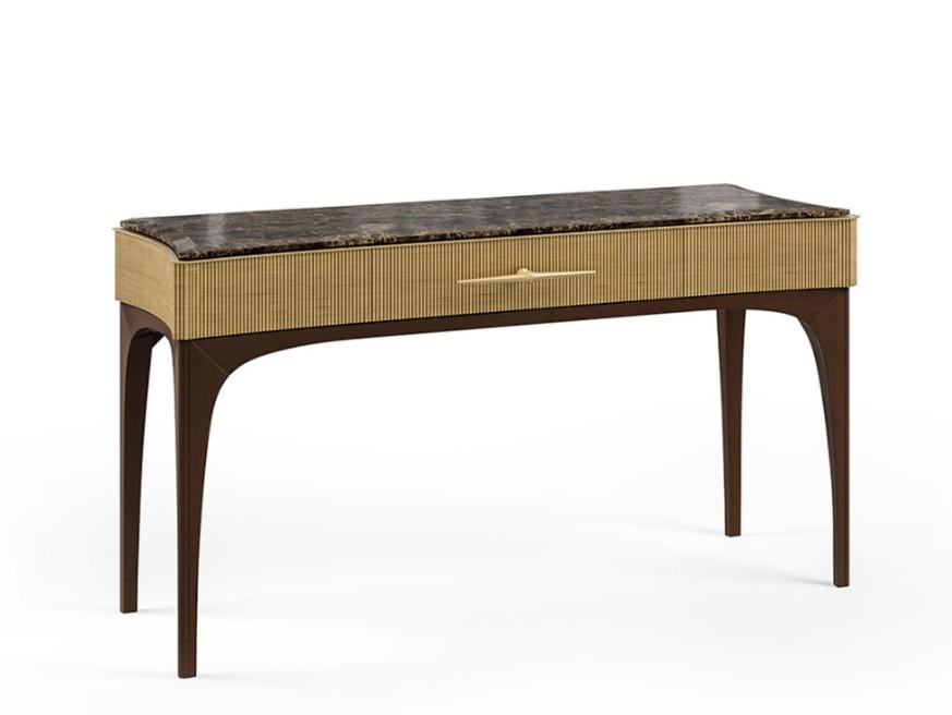 Rectangular wooden console table with drawers | Pr.782 by Stella del Mobile