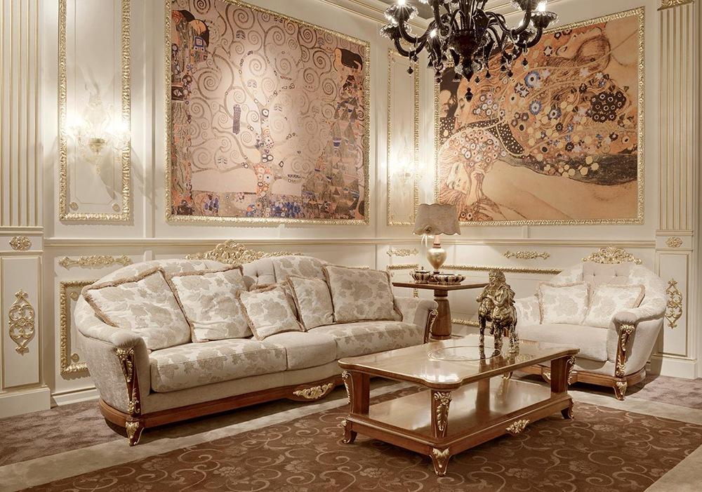 Living room set in a classic style | Medicea by Signorini Coco