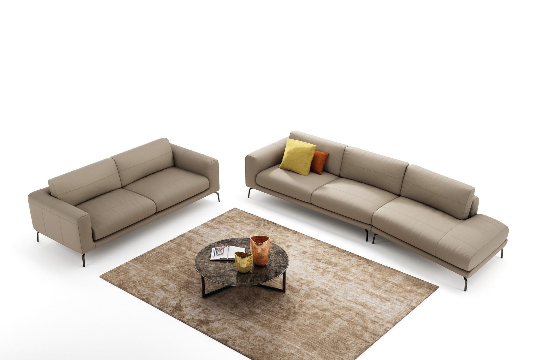 Sectional leather sofa | Bora by Nicoline