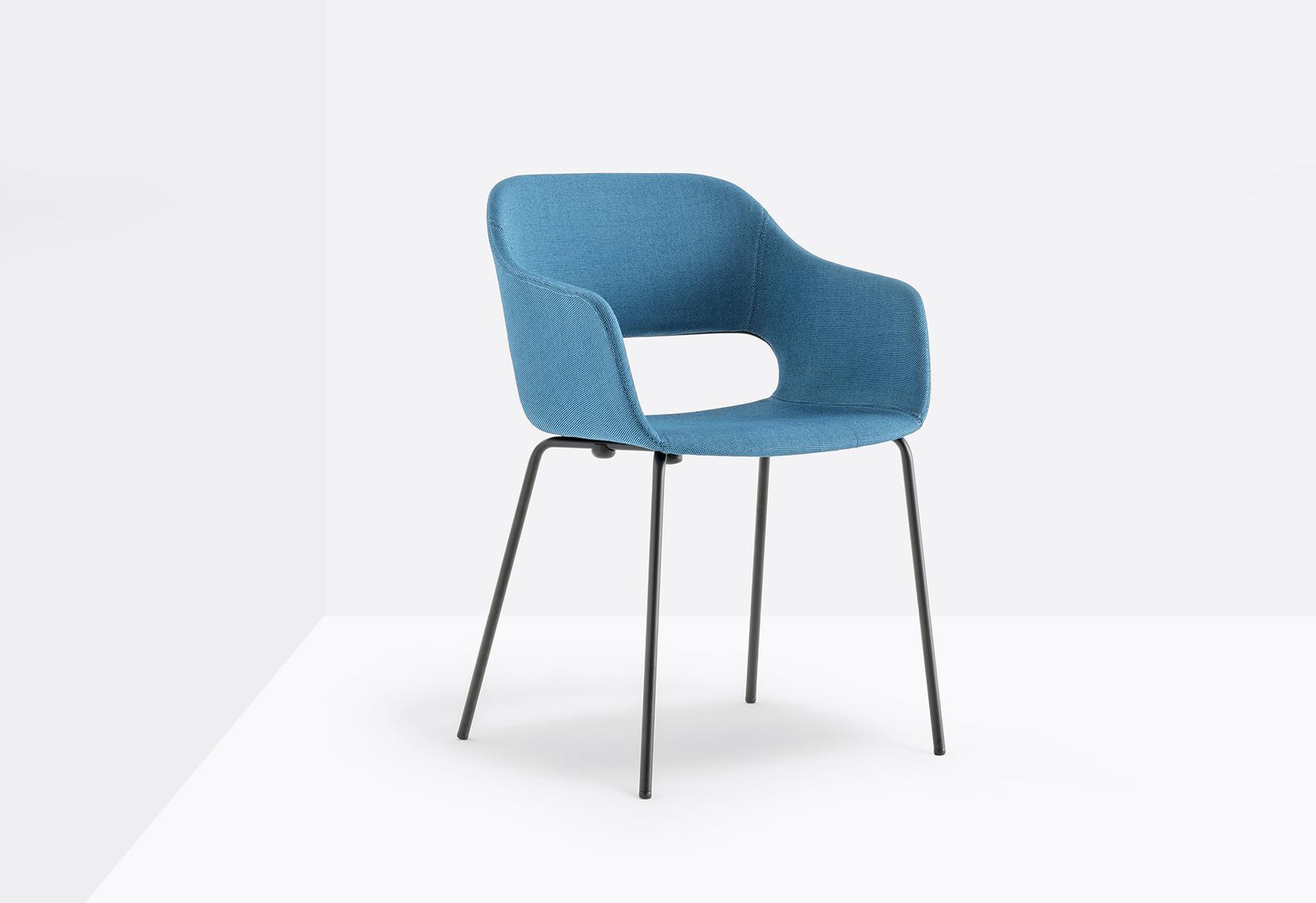 Fabric chair with armrests | Babila 2736 by Pedrali
