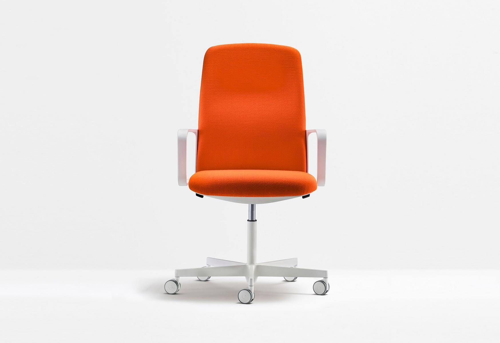 Fabric task chair with 5-Spoke base | Temps 3765 by Pedrali