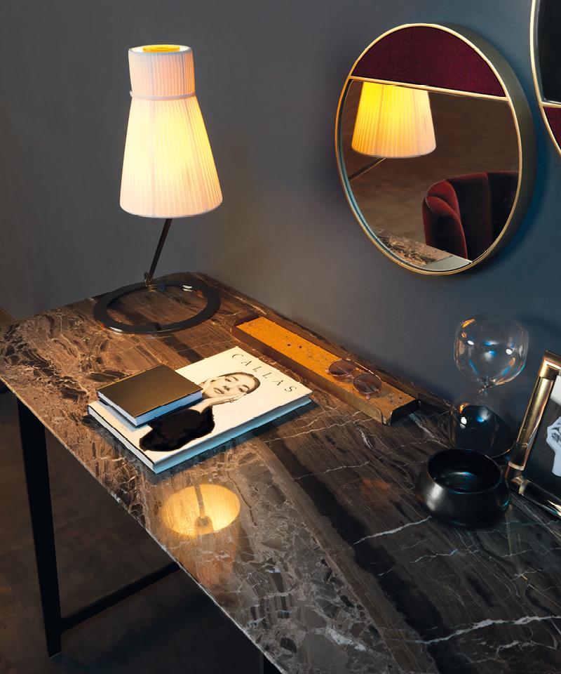 Rectangular marble writing desk | B Series by Borzalino