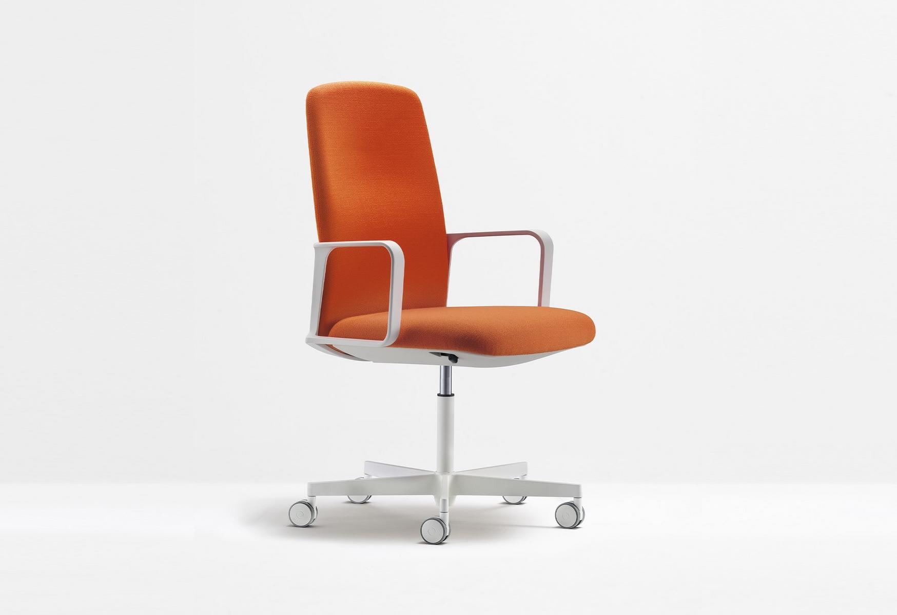 Fabric task chair with 5-Spoke base | Temps 3765 by Pedrali