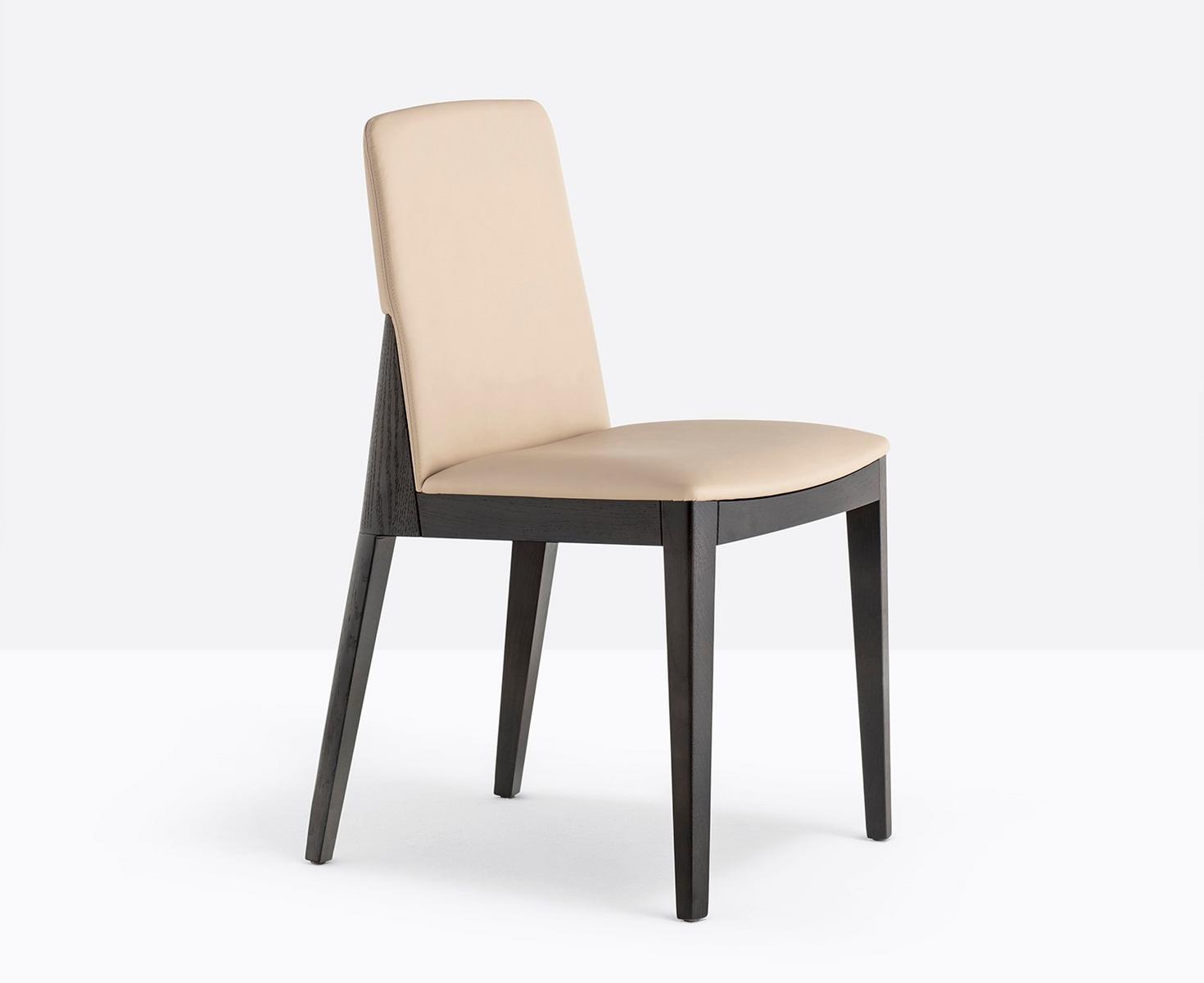 Upholstered wooden chair | Allure 735 by Pedrali