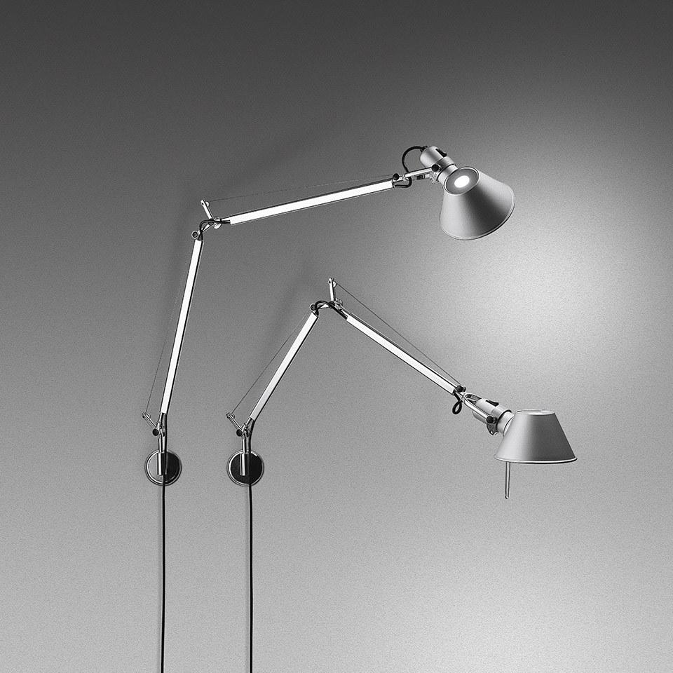 Direct light aluminium wall lamp | Tolomeo Wall by Artemide