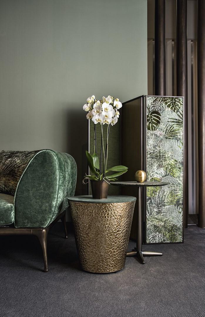 Round bedside table | Conico by Cantori