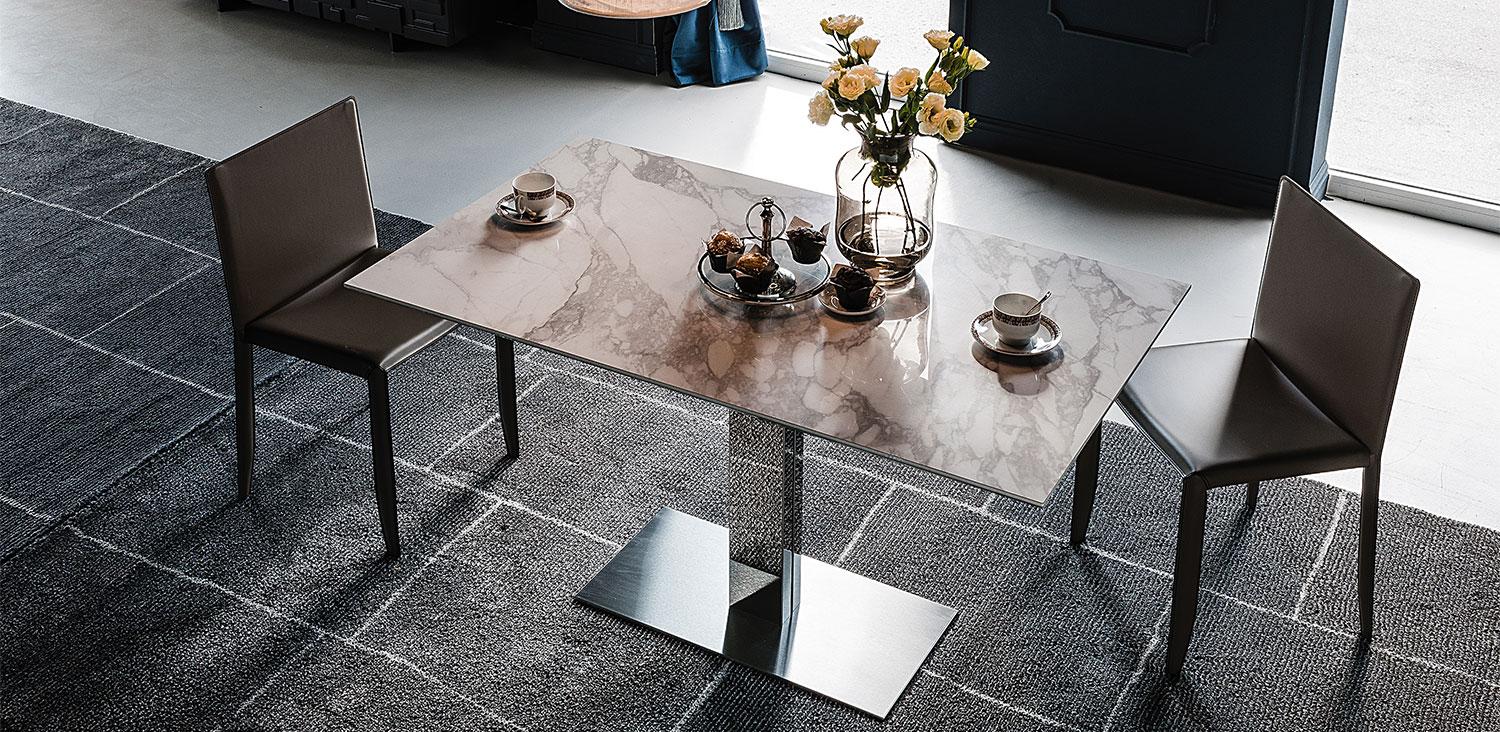 Square ceramic table | Elvis Keramik by Cattelan Italia