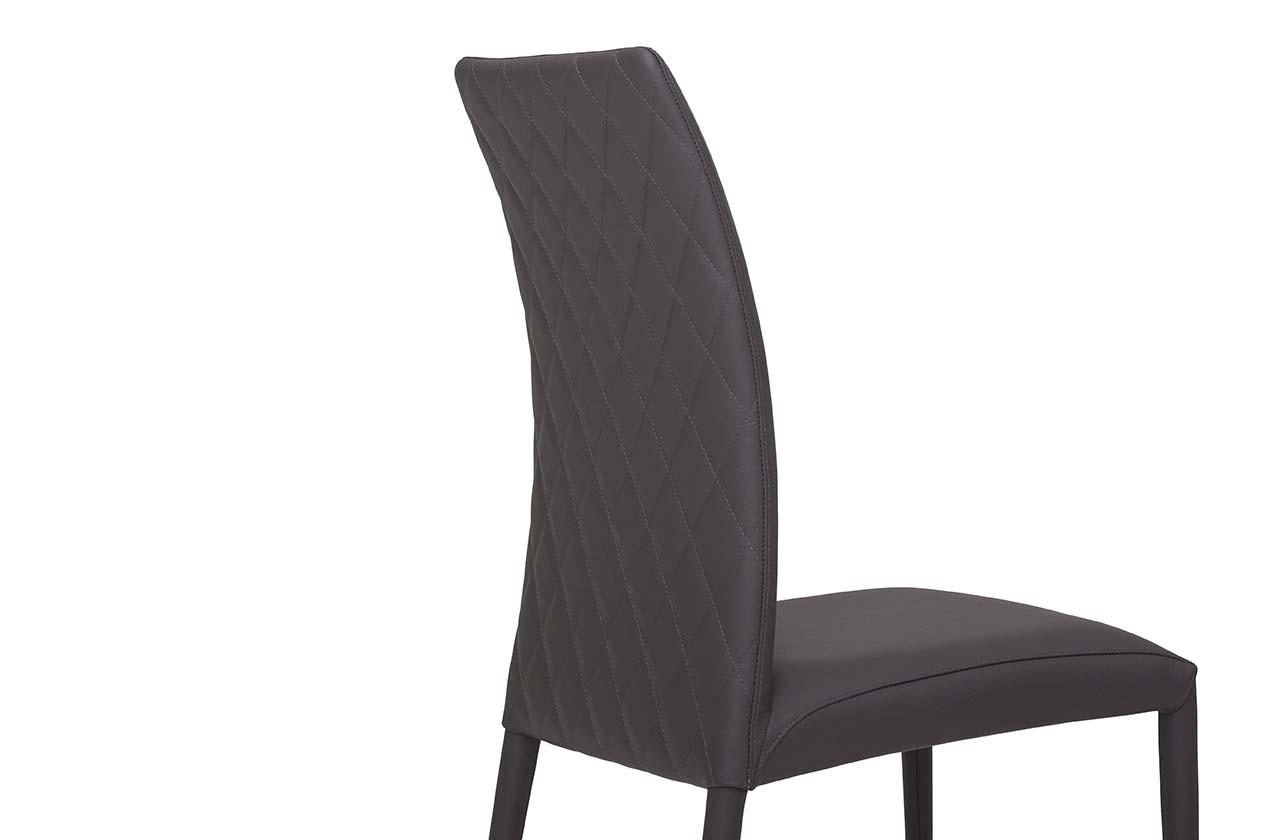 Upholstered high-back leather chair | Charm Èlite by Tonin Casa