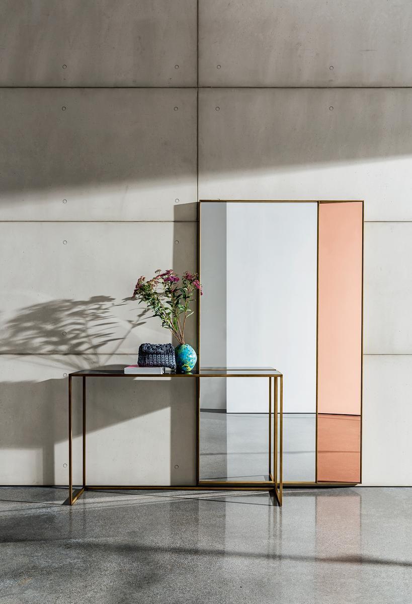 Rectangular ceramic console table | Quadro by Sovet