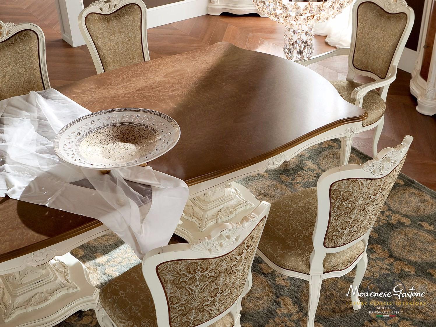 Rectangular wooden living room table | 13141 by Modenese Gastone