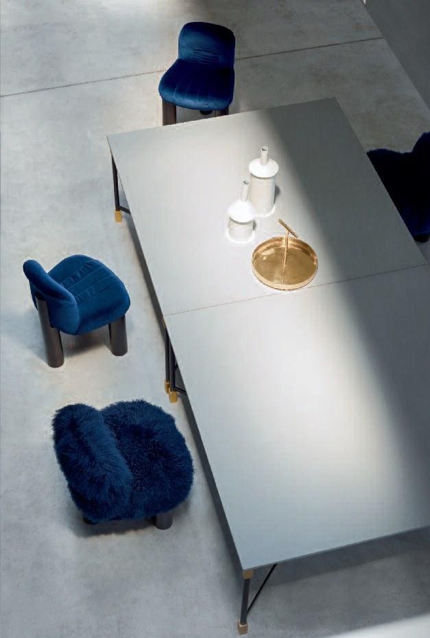 Upholstered fur armchair | Botolo Low by Arflex