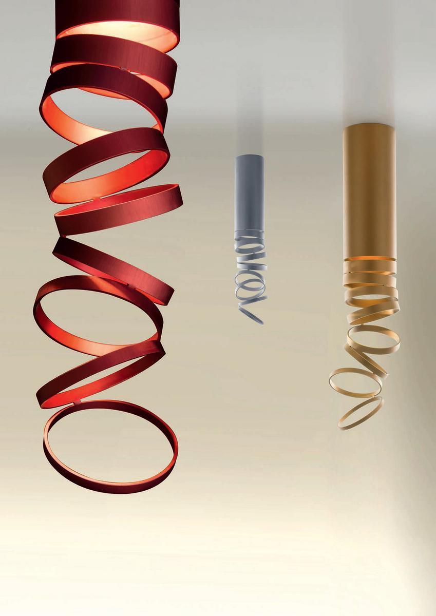 LED direct light Anodized aluminium ceiling lamp | Decomposé Light by Artemide