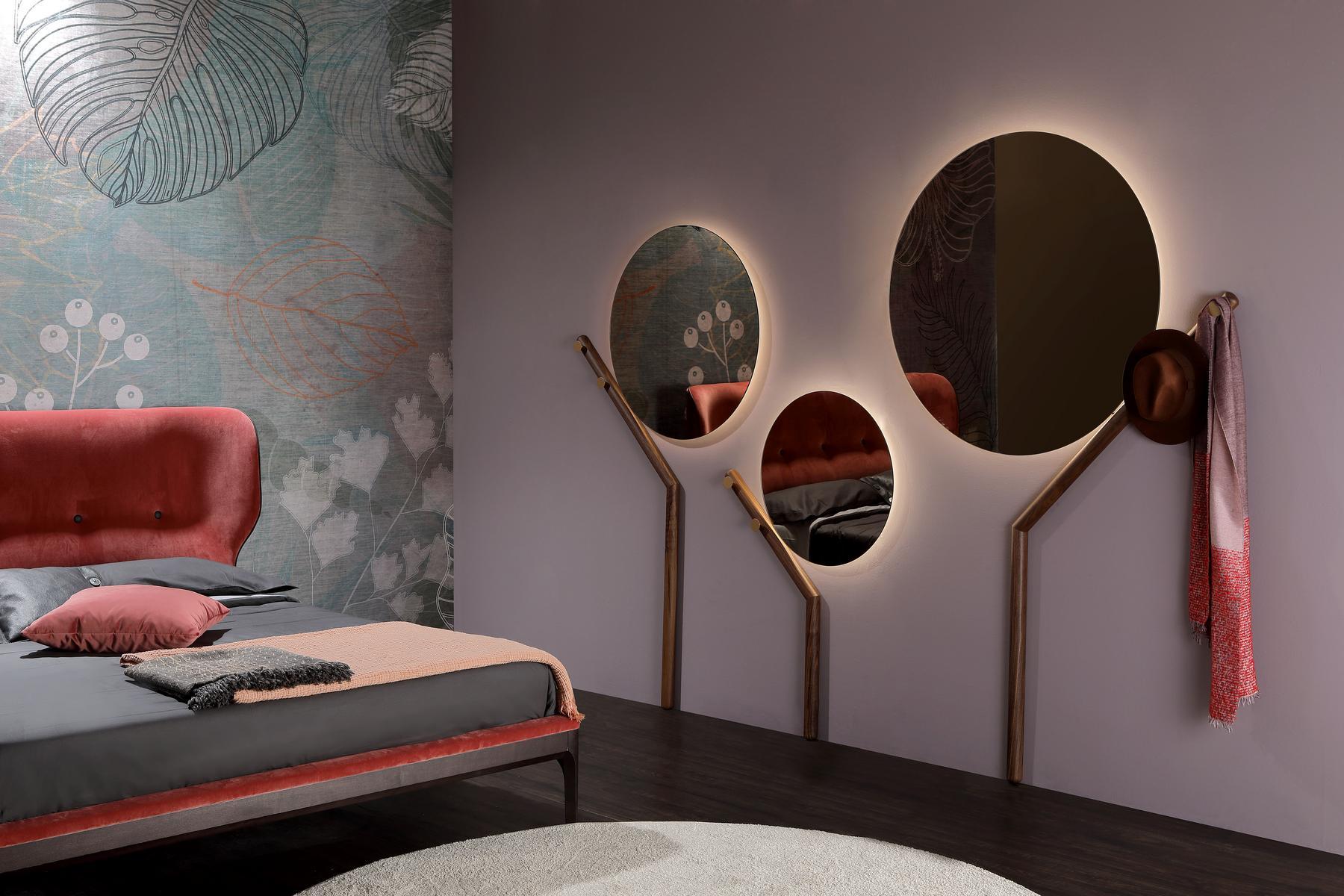 Wall-mounted round mirror | Family by Tonin Casa