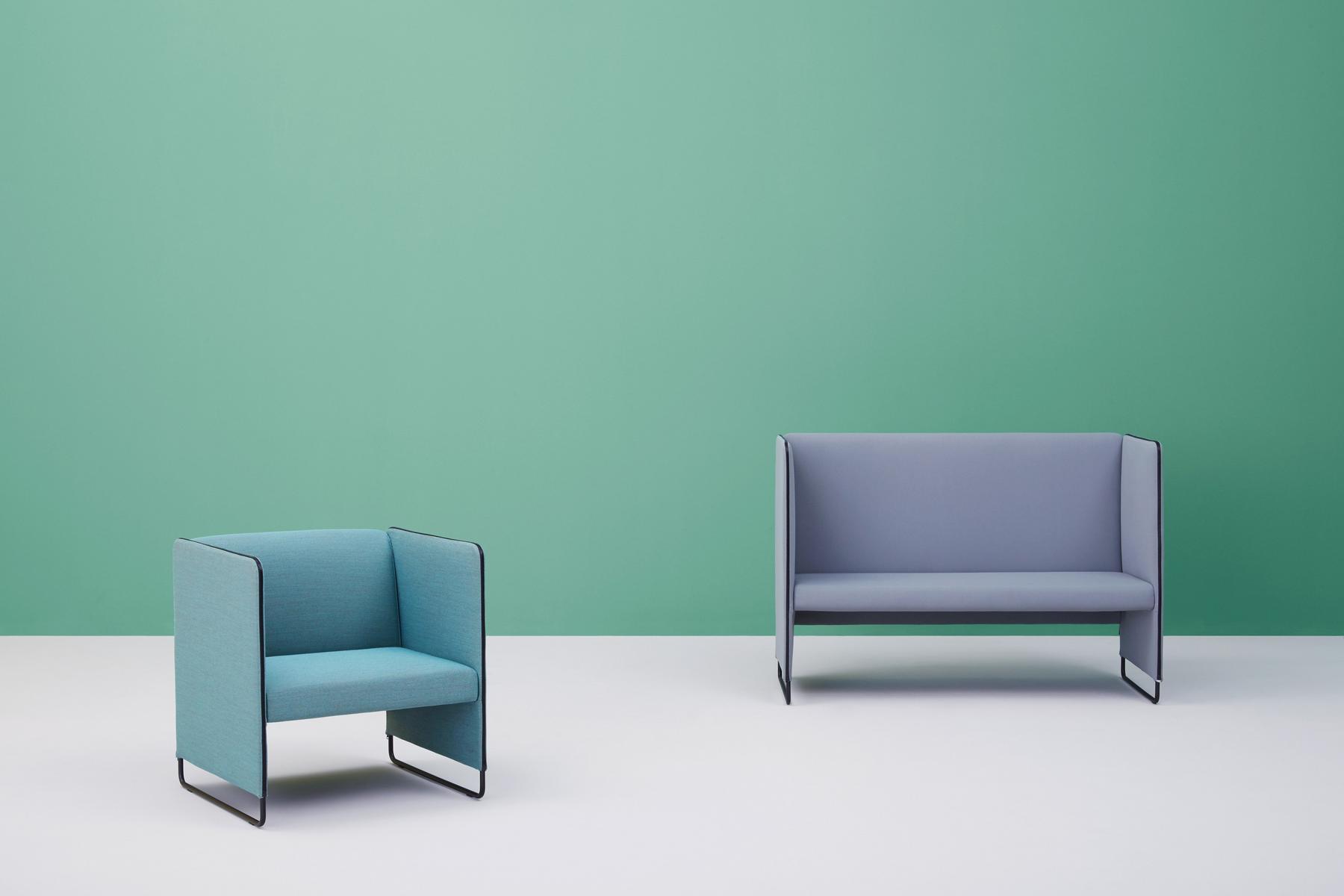 2 seater high-back sofa | Zippo Zip2p/140 by Pedrali