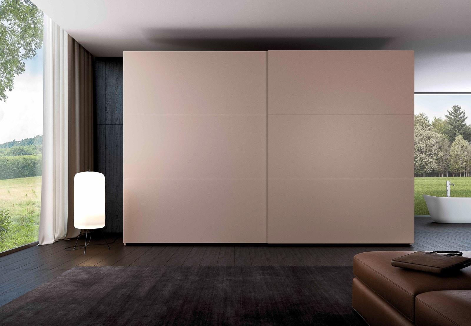 Sectional wooden wardrobe | Basic by Olivieri