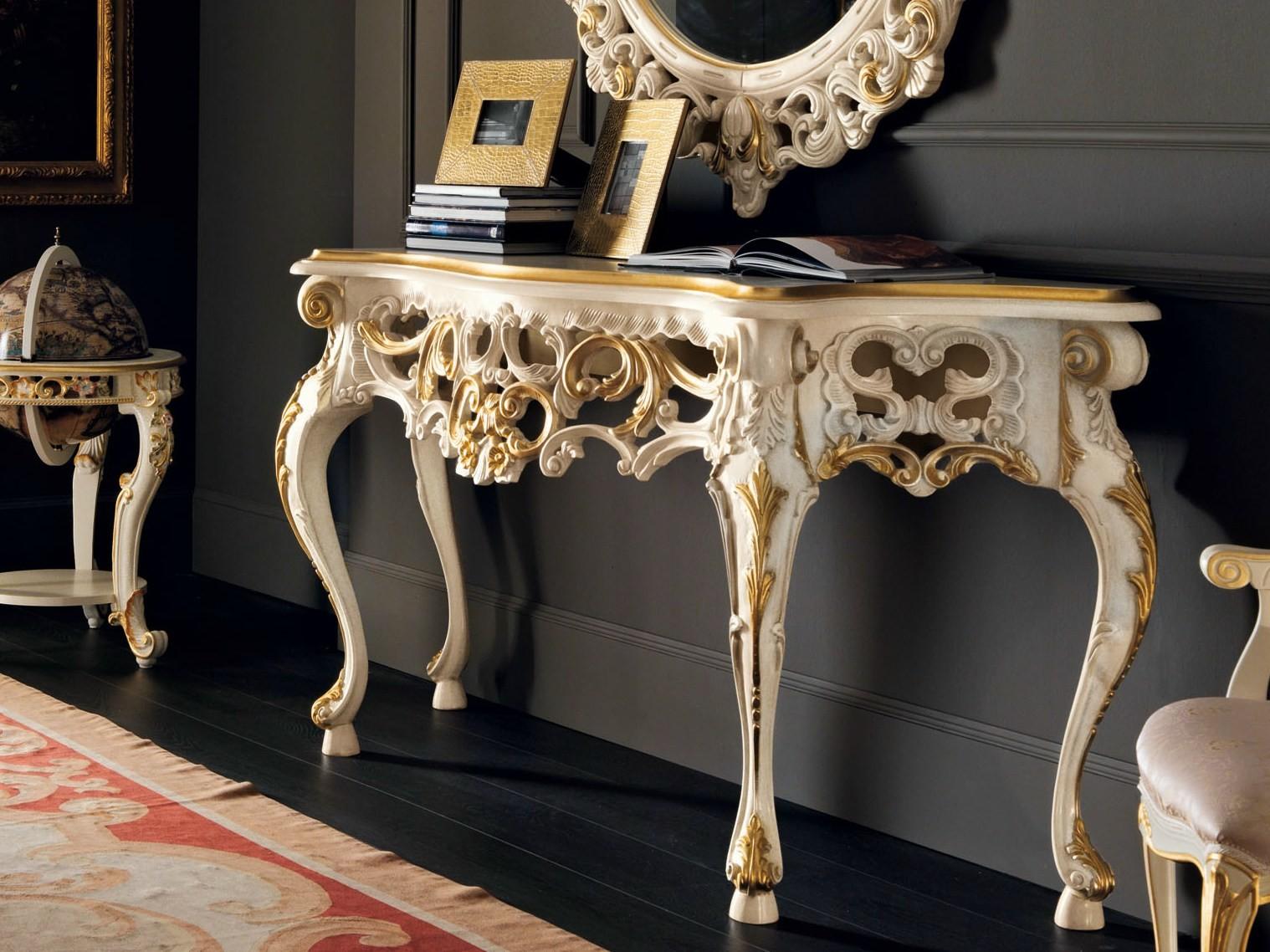 Solid wood console table | 11605 by Modenese Gastone