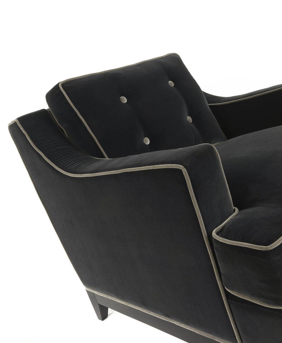 Fabric armchair with armrests | Clark by Gianfranco Ferre Home