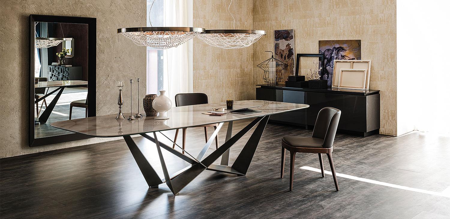 Rectangular ceramic table | Skorpio Keramik by Cattelan Italia