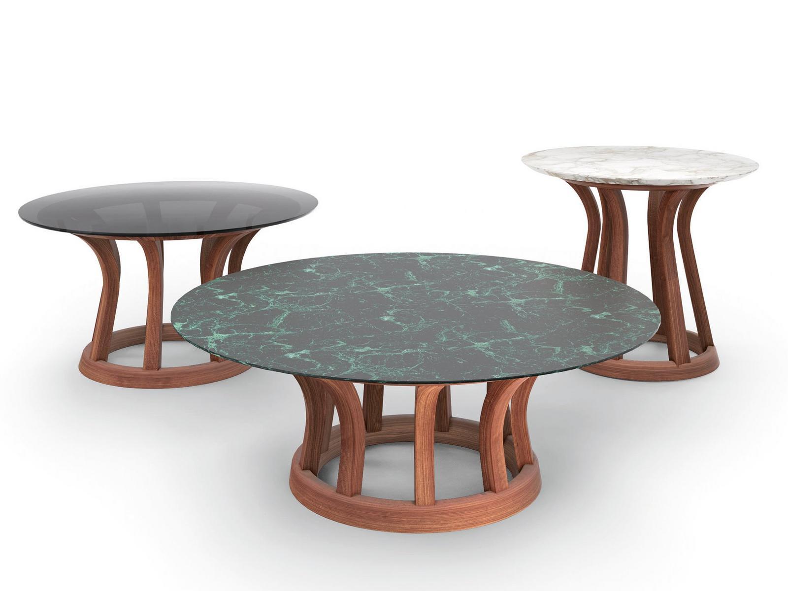 Solid wood coffee table | Lebeau Wood by Cassina