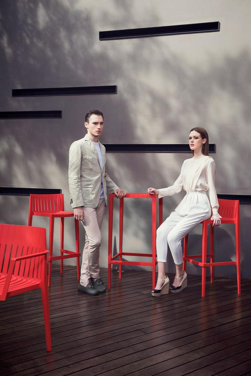 Polypropylene garden stool | Spritz by Vondom