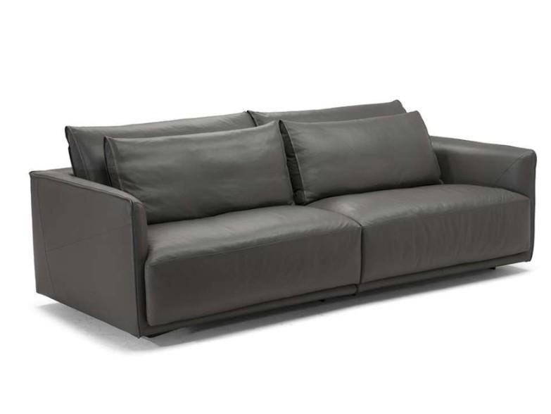 Leather sofa | Long Beach by Natuzzi Italia