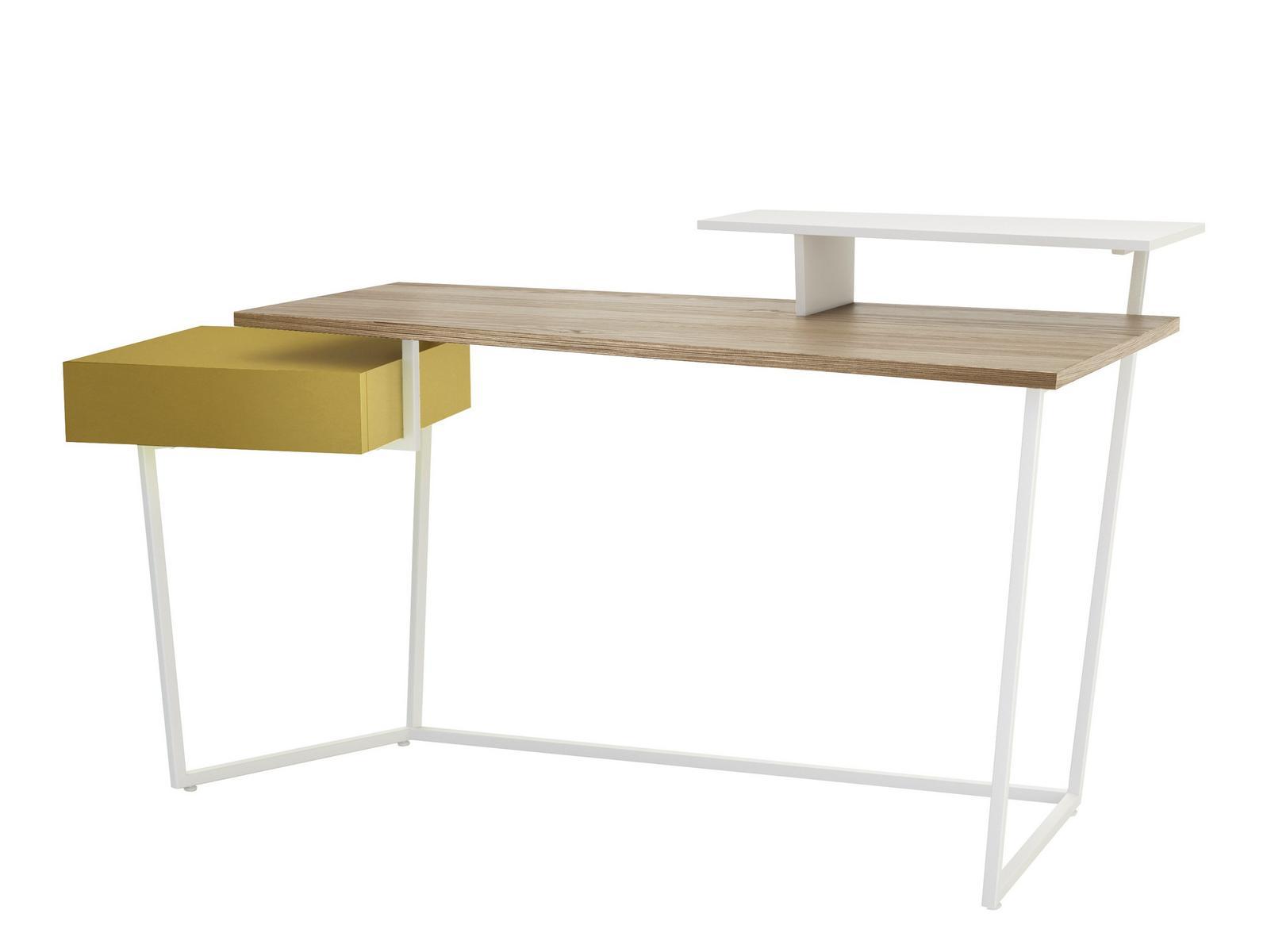 Wood veneer writing desk | Layers by Calligaris