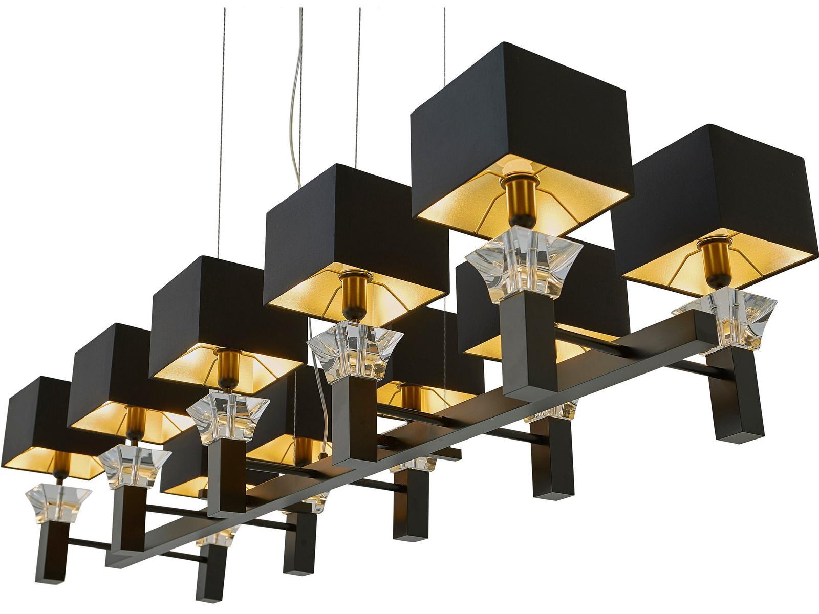 Contemporary style direct-indirect light metal pendant lamp | Side By Side H10 by Ilfari