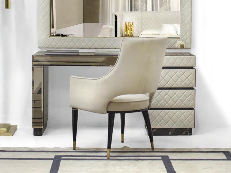 Mirrored glass dressing table | Royal by Formitalia