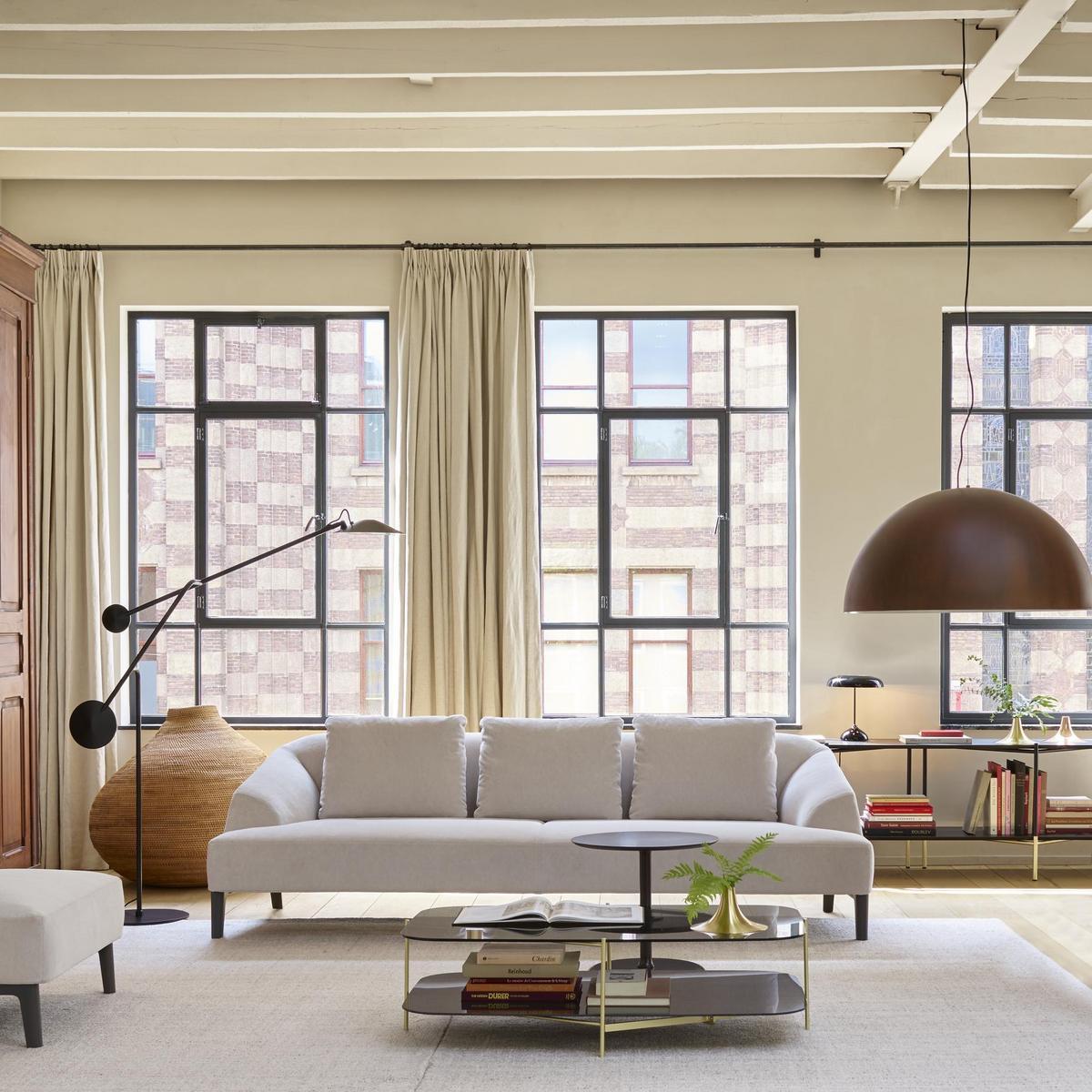 LED adjustable steel floor lamp | Cinetique by Ligne Roset