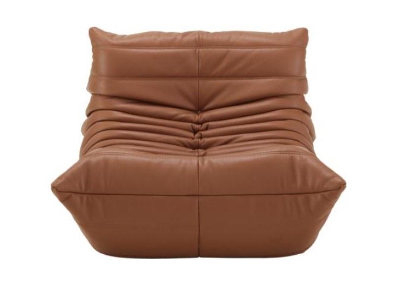 Leather bean bag | Togo by Ligne Roset