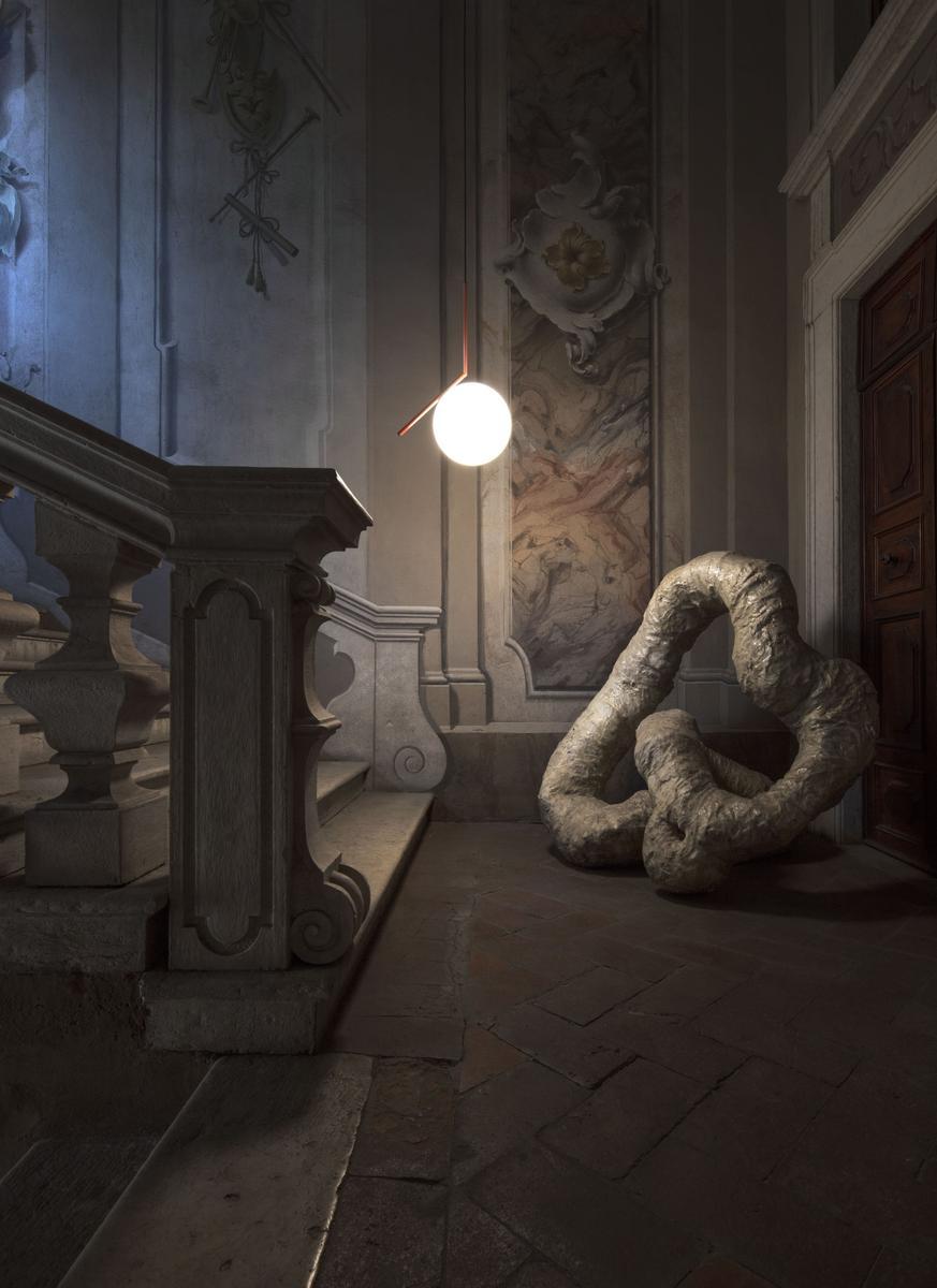 Brass pendant lamp | Ic Lights S2 by Flos