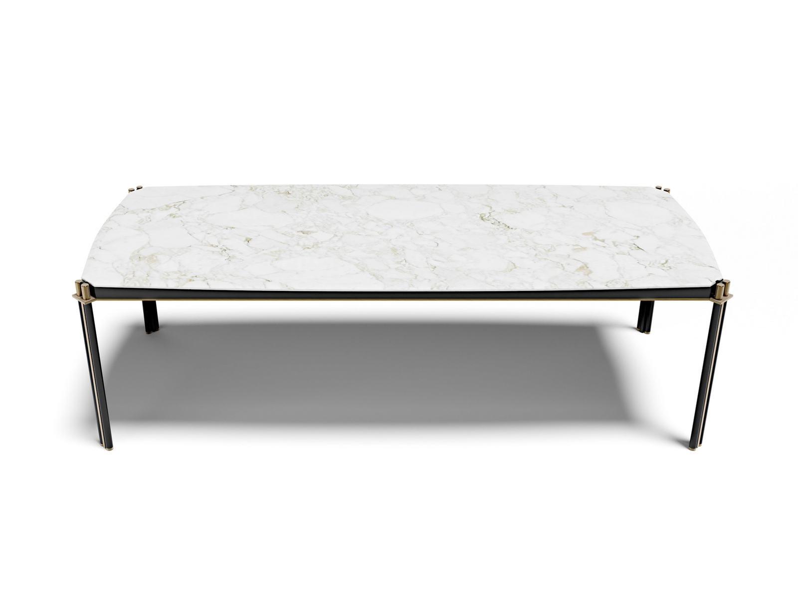 Rectangular marble living room table | Tudor R by Capital Collection