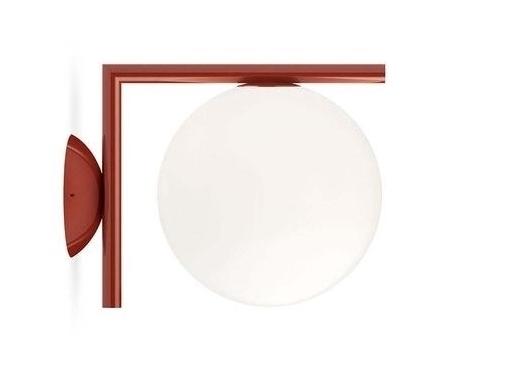 Opal glass wall lamp | Ic Lights Cw1 by Flos