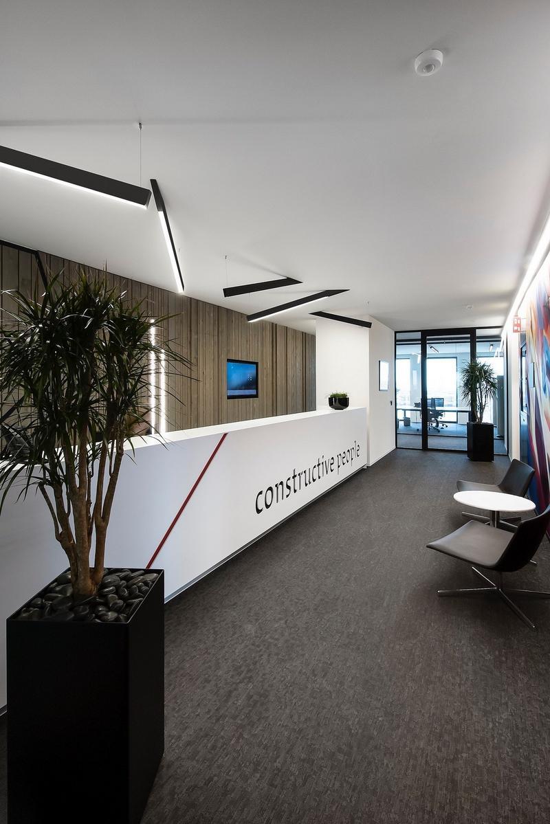 LED aluminium ceiling lamp | Angle Beam by Dark