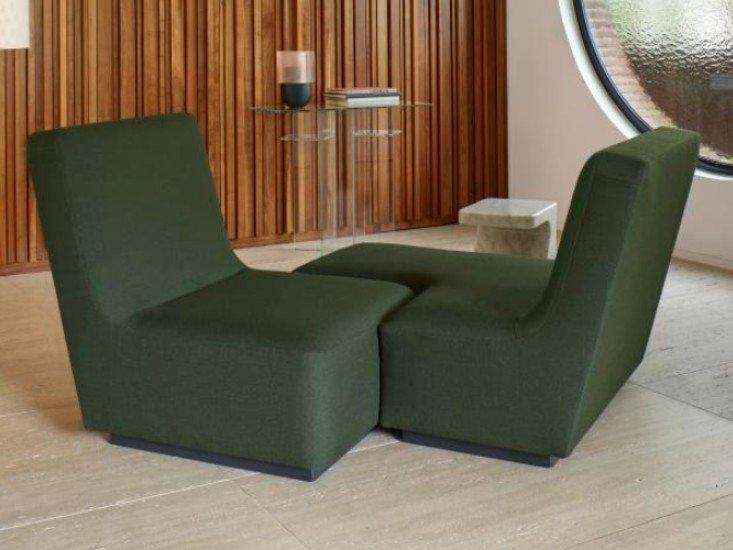 Modular fabric armchair | Confluences 2 by Ligne Roset