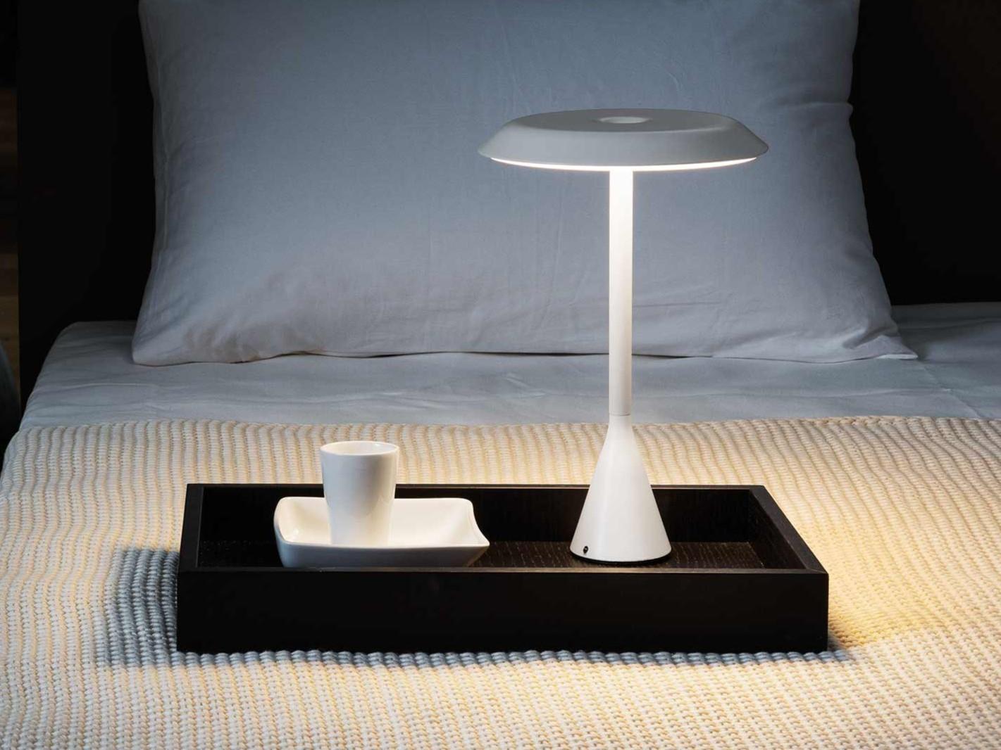 LED cordless aluminium table lamp | Panama Mini by Nemo