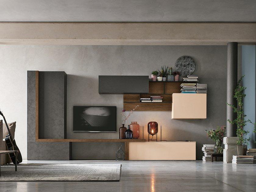 Sectional storage wall | Unit A082 by Tomasella