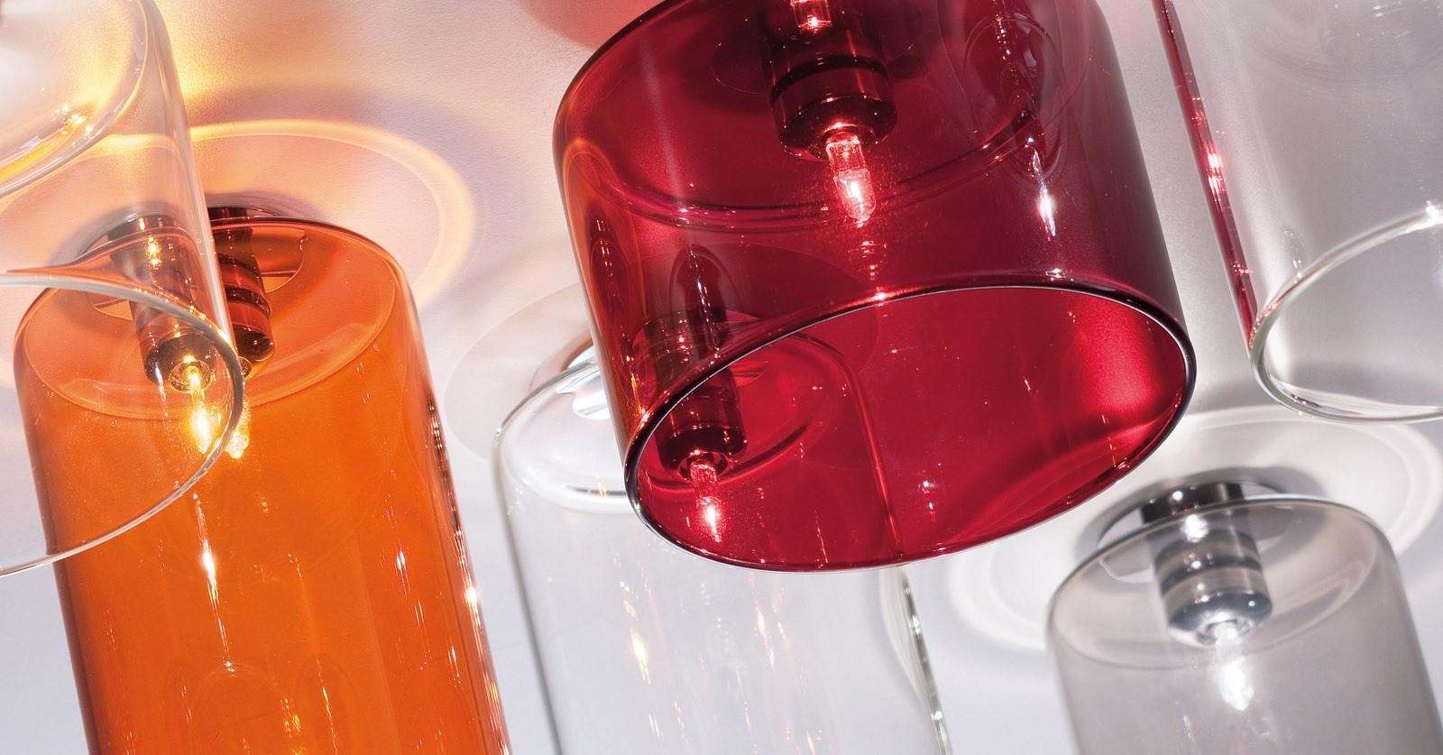 Halogen crystal ceiling lamp | Spillray by Axolight