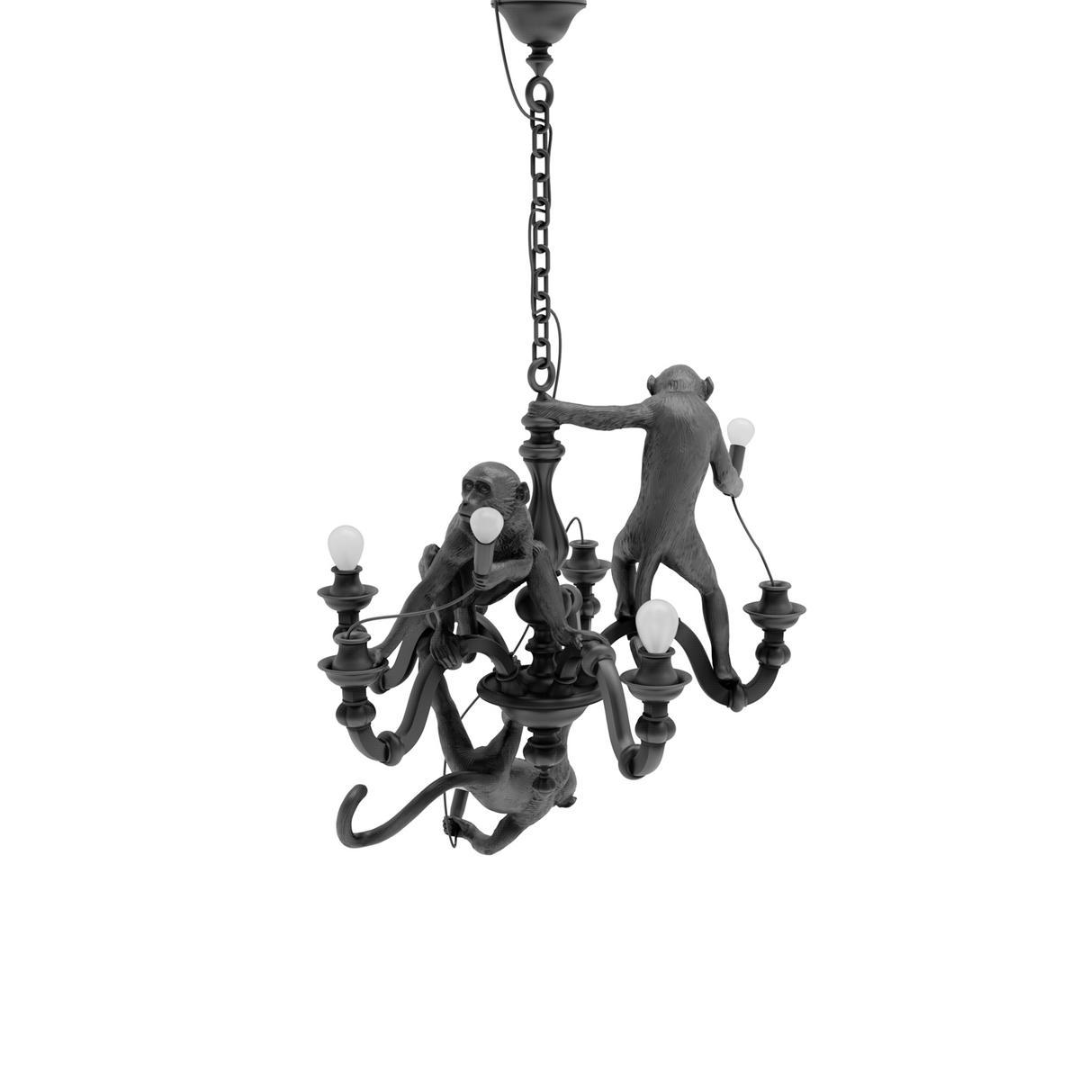 LED resin chandelier | Monkey Chandelier by Seletti